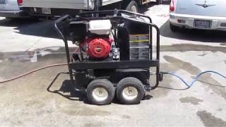 MiTM HSP3503 Hot Pressure Washer 3500 psi Honda 13hp Gas Engine Diesel Burner [upl. by Dey]