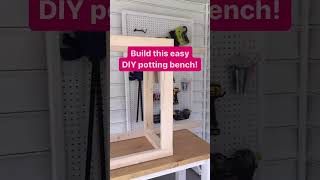 Easy DIY Potting Bench for Spring diy outdoorprojects gardening [upl. by Chauncey]