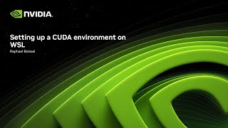 CUDA Tutorials I Installing CUDA Toolkit on Windows and WSL [upl. by Kahle]