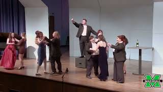 Die Fledermaus Act 2 Finale at Marshall University Opera [upl. by Alister]