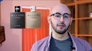 Chanel Allure Homme vs Sport v Eau Extreme v Edition Blanche v Cologne  Mens Fragrance Review 2021 [upl. by Ydnam]