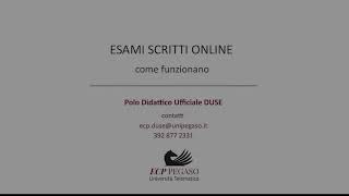 ESAMI SCRITTI ONLINE come funzionano [upl. by Trilbie]