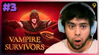 O COMEÇO DE UM TRYHARD NO VAMPIRE SURVIVORS 3  Lives do Yoda [upl. by Odoric]