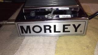 TelRey MORLEY WVO Wah  Volume Vintage Chrome Pedal 73  inside [upl. by Kunin]