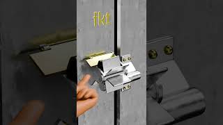 Simple Lock Mechanism AUTO LOCK fencegate [upl. by Weisbrodt]