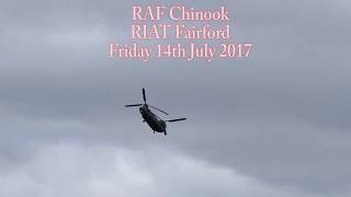 RAF Chinook Display Team  RIAT 2017  4KUHD [upl. by Manuel]