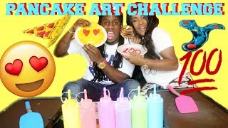 PANCAKE ART CHALLENGE [upl. by Karee]