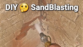 Dustless SandBlasting my own home Is this called DIY [upl. by Nolyaw]