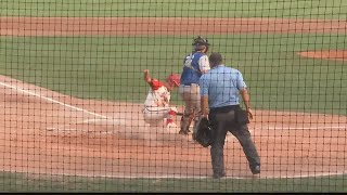 Dubois Co Bombers win close game against Muhlenburg [upl. by Erialc]