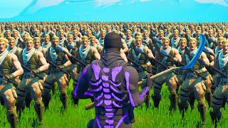 fortnite with 1000 players [upl. by Adnotal465]