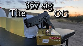 Bringing it back to 1994 The Original 357 sig Ballistics Gel Test Sig P229 [upl. by Nodaj]