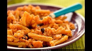 Siciliani Creativi  Pasta con il cavolfiore in rosso ricetta siciliana  Cauliflower pasta [upl. by Myrvyn]