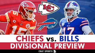 Chiefs vs Bills Preview Prediction Injury Report Terrel Bernard Derrick Nnadi NFL Playoffs 2024 [upl. by Eugnimod]