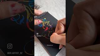 Rainbow scratch art  Ganpati bappa morya  shorts artandcraft [upl. by Chladek]