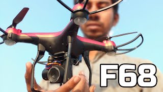 F68 Drone Review  Best 4K Rotating RC Quadcopter Drones With WiFi FPV Camera [upl. by Sirob]