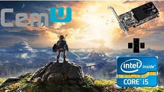 ZELDA BOTW cemu  GT 1030 Intel Core i53470 8GB RAM [upl. by Neehs330]