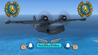 Landing the Grumman G21 Goose at Subic Bay in FSX [upl. by Ivana364]