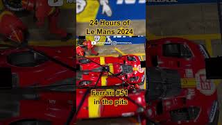 24 Hours of Le Mans 2024  Ferrari 51 in the pits  lemans scuderiaferrari fiawec [upl. by Worra]