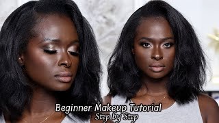 Beginners Makeup Tutorial  Dark Skin Friendly [upl. by Russian]