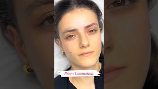 Brows lamination short video juliedesigner browlamination shorts ytshorts eyebrow [upl. by Dnumde503]