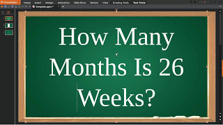 ✅ How Many Months Is 26 Weeks [upl. by Cheston]