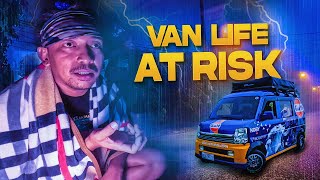 IS IT TOO RISKY  Van Life Cancelled by Typhoon Kristine [upl. by Delija]