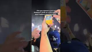 This guy pulled a charizard at a rave 🤯 Via wintertcg edm rave festival pokemon pokemoncard [upl. by Clarie]