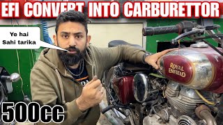 500cc Me Missing Problem🤬 Carburettor Convert Karne Ka Sahi Tarika Ye Hai💯💥 [upl. by Reedy]