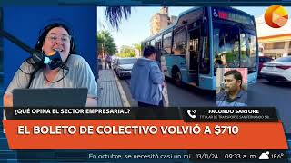 El boleto de colectivo volvió a 710 quotEs impresentable trabajar asíquot [upl. by Solegna]