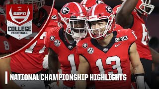 National Championship TCU Horned Frogs vs Georgia Bulldogs  Full Game Highlights [upl. by Newman964]