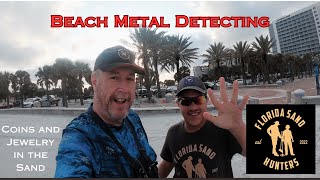 Metal Detecting at Clearwater Beach Florida Coins and Jewelry found  Vanquish 540 and Xterra Pro [upl. by Egroeg]