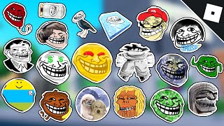 How to get the 41  60 TROLLFACE BADGES in FIND THE TROLLFACES PART 3  Roblox [upl. by Adelaida]