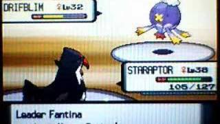 Pokemon Pearl Gym Battle 5  Emil vs Fantina [upl. by Carolle104]