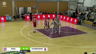 RheinStars Köln vs LeitershofenStadtbergen Red Kangaroos  Germany Pro B  19102024 🏀🔥 [upl. by Wilburt]