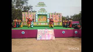 দক্ষিণ হাওয়া জাগো জাগো dokhin Haoa jago jago by Senior Students of Aradhana Nritya Gurukul [upl. by Aisak]