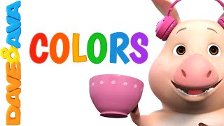 Colors Song  Nursery Rhymes and Baby Songs from Dave and Ava [upl. by Arammahs]