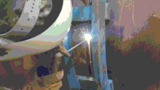 Pipeline Welding  Welding A Pig Launcher [upl. by Kreegar902]