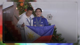 Filipino Olympians arrive home  ABSCBN News [upl. by Folger]