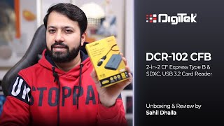 Digitek DCR102 CFB 2in2 CF Express Type B amp SDXC USB 32 Card Reader Review By Sahil Dhalla [upl. by Philipa826]