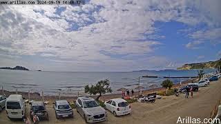 20240919 Arillas Corfu Live Webcam [upl. by Nosned]