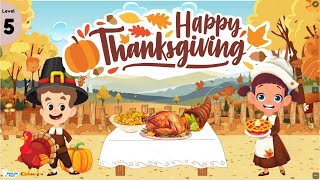 Thanksgiving Traditions History and Celebrations  ESL Listening and Comprehension [upl. by Noryv204]