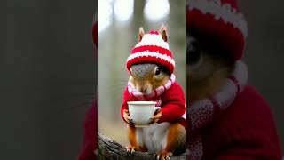 Watch This Hungry Squirrel Devour Its Favorite Snacks 🐿️🍂 [upl. by Haridan415]