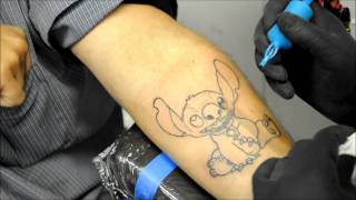 Tattoo of stitch from lilo and stitch [upl. by Ynttirb344]