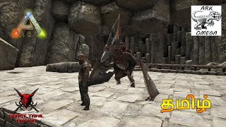 ARK OMEGALARGEST MOD TAMING DINOS FOR KIBBLE [upl. by Yalcrab]