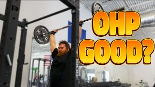 Is OVERHEAD PRESS worth it for POWERLIFTERS [upl. by Auqined801]