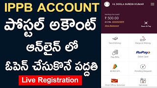 How to Open IPPB Account Online  Indian Post Payment Bank Account Opening Online [upl. by Tuesday]