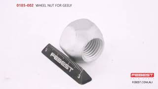 0185002 WHEEL NUT FOR GEELY [upl. by Stacie]