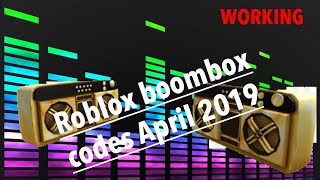 Roblox boombox codes April 2019  ORGINAL MUSIC [upl. by Werdn906]