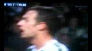 Celtic Fan Hits AC Milan Goalkeeper [upl. by Krilov214]