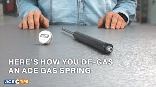 ACETips  Pressure adjustment in Gas Springs with ACE “DE GAS” [upl. by Hara221]